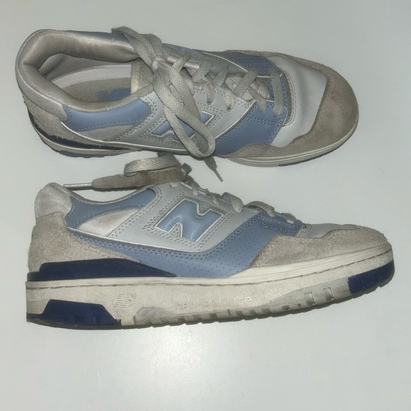 New Balance 550 Summer Fog Dusk Blue Trainers in London Size 8.5 - Picture 1 of 6